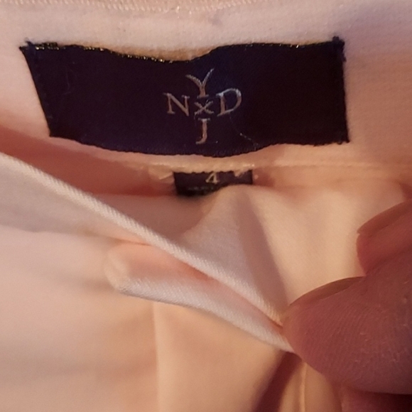 🆕️ NYDJ Pale Pink Dress Pants. Size 4 - waist size 30"  NWT - Picture 4 of 8